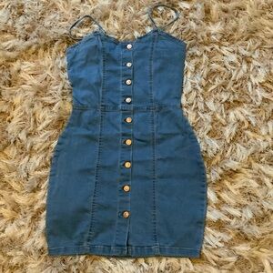 That gurl mini jean dress